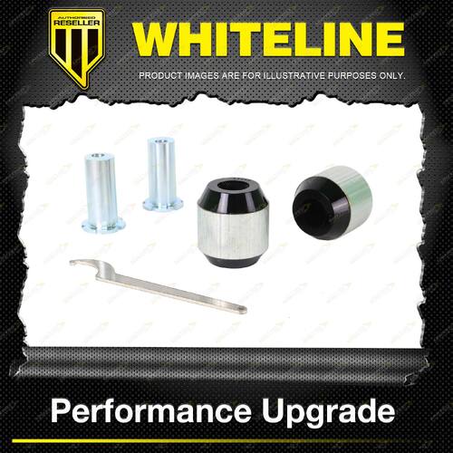 Whiteline Front Radius Arm Lower Bush Kit - Double Offset for Kia Stinger CK